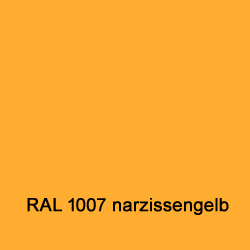 PU-Farbe RAL 1007 PU-Farbe RAL 1007
