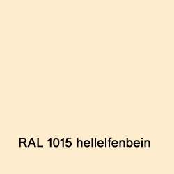 PU-Farbe RAL 1015 PU-Farbe RAL 1015