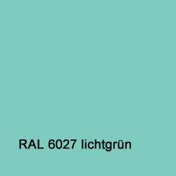 PU-Farbe RAL 6027 PU-Farbe RAL 6027