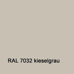 PU-Farbe RAL 7032 PU-Farbe RAL 7032