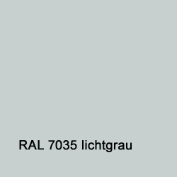 PU-Farbe RAL 7035 PU-Farbe RAL 7035